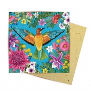 Mini Greeting Card | Tropicana Australiana Blue Bird